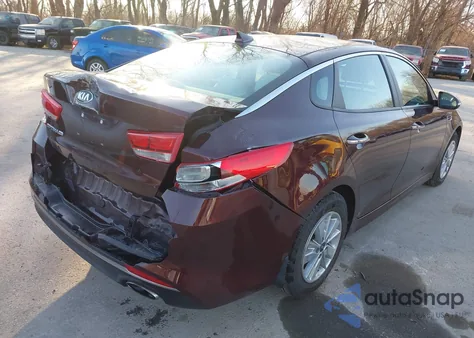 2016 Kia Optima Lx z USA, uszkodzony, nr VIN 5XXGT4L39GG108130
